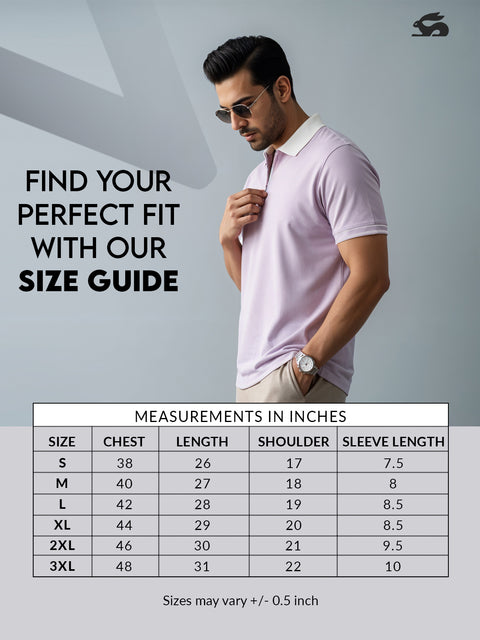 Adro Polo T Shirt for Men | Plain Polo T-shirt | 100% Cotton Polo Tshirt | Regular Fit Polo| Available in Plus Size Polo
