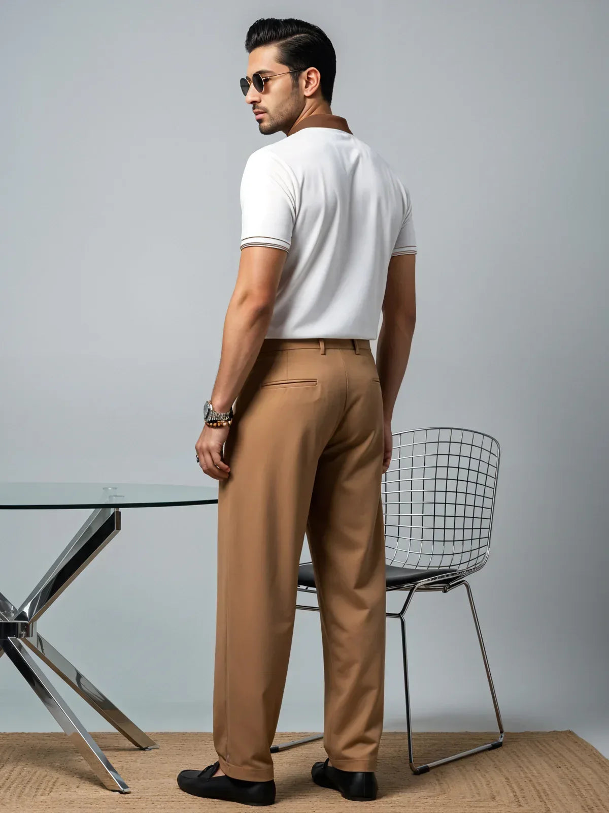 Adro Men’s Polo Shirt | Soft Cotton Blend | Trendy Casual Look