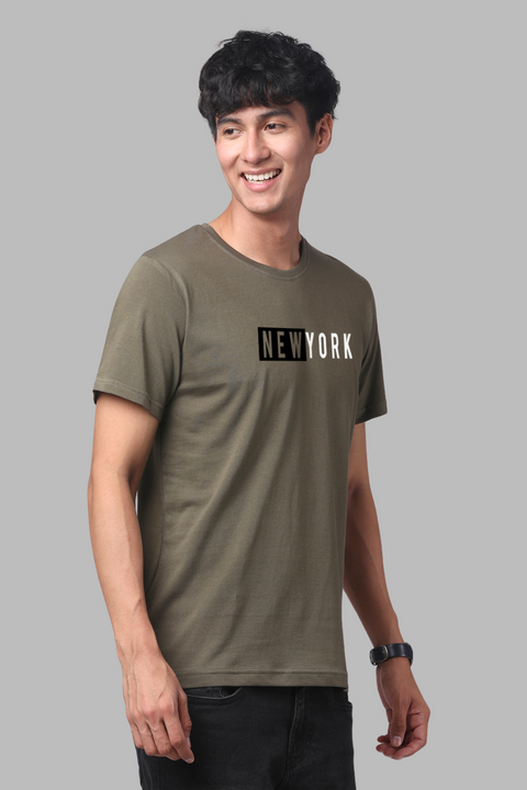 ADRO Mens Newyork Design Printed T-Shirts