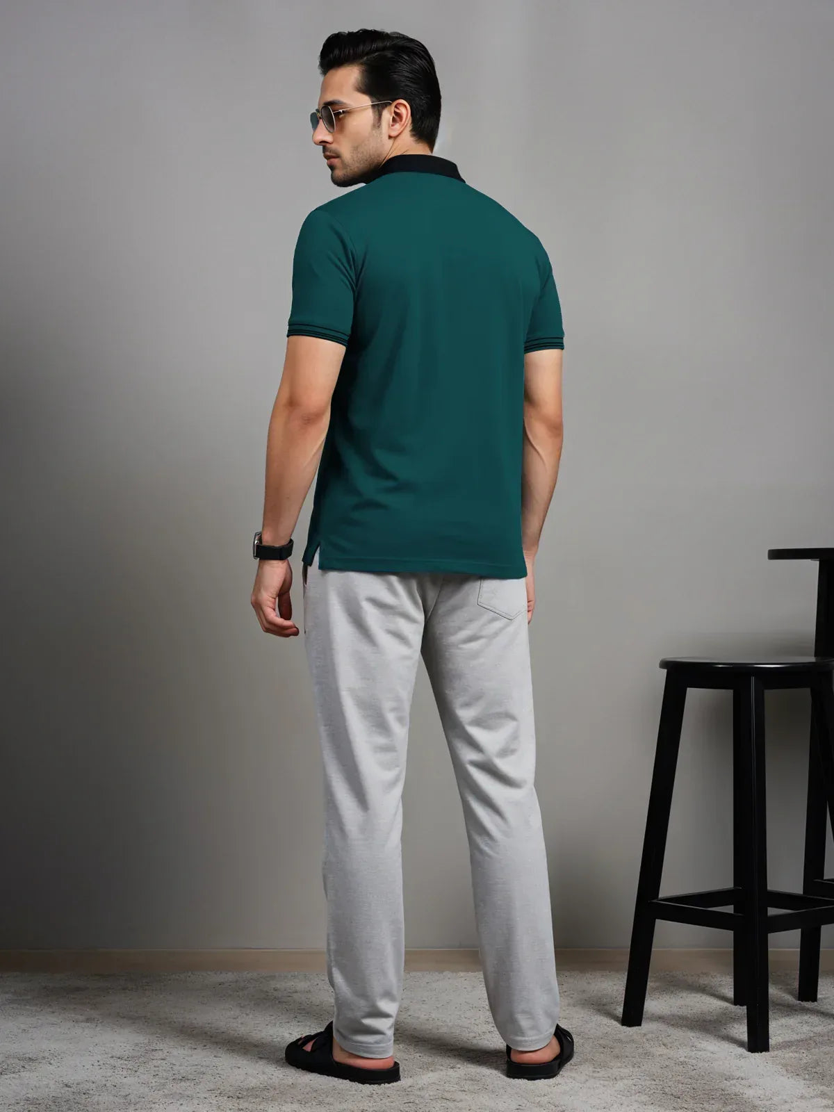 Adro Men’s Polo Shirt | Soft Cotton Blend | Trendy Casual Look