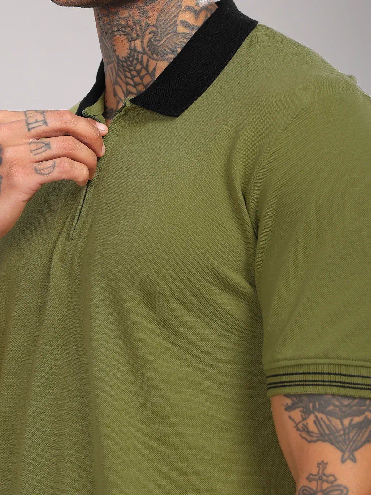 Adro Men’s Polo Shirt | Soft Cotton Blend | Trendy Casual Look