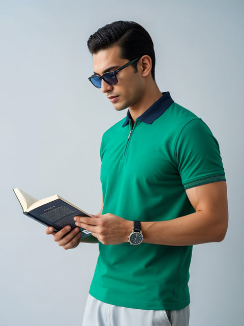 Adro Polo T Shirt for Men | Plain Polo T-shirt | 100% Cotton Polo Tshirt | Regular Fit Polo| Available in Plus Size Polo