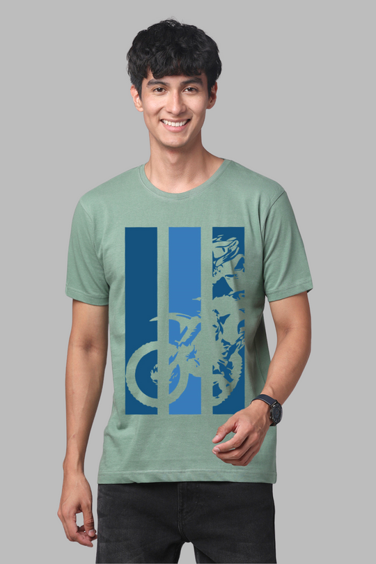 Adro Men’s Cotton Graphic T-Shirt | Soft Feel 180 GSM Casual Wear