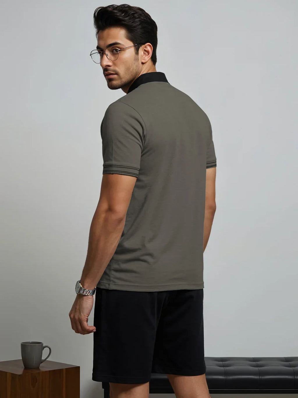Adro Men’s Polo Shirt | Soft Cotton Blend | Trendy Casual Look