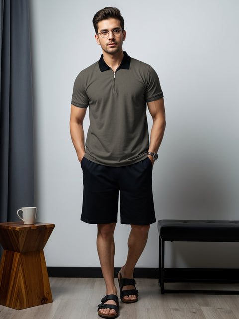Adro Polo T Shirt for Men | Plain Polo T-shirt | 100% Cotton Polo Tshirt | Regular Fit Polo| Available in Plus Size Polo