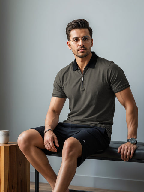 Adro Polo T Shirt for Men | Plain Polo T-shirt | 100% Cotton Polo Tshirt | Regular Fit Polo| Available in Plus Size Polo