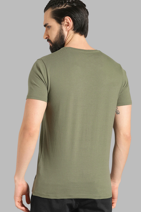 ADRO Men's Believe Design Printed T-Shirt