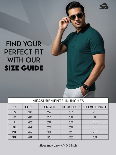 Adro Polo T Shirt for Men | Plain Polo T-shirt | 100% Cotton Polo Tshirt | Regular Fit Polo| Available in Plus Size Polo