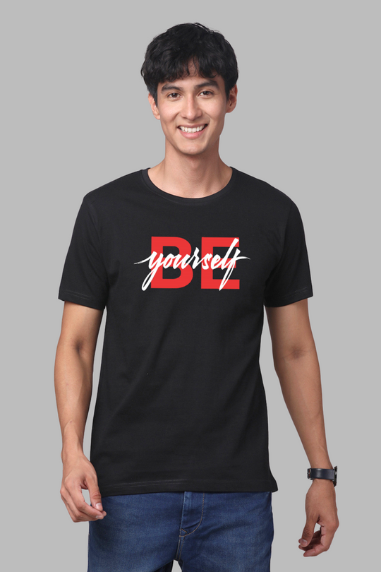 Adro Men’s Cotton Graphic T-Shirt | Soft Feel 180 GSM Casual Wear
