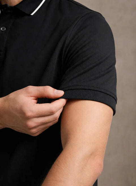 ADRO Mens Polo TShirt | Airtex Cotton Matty Fabric | Regular Fit | Breathable, Durable & Premium Casual Solid Polo T-Shirt for Men