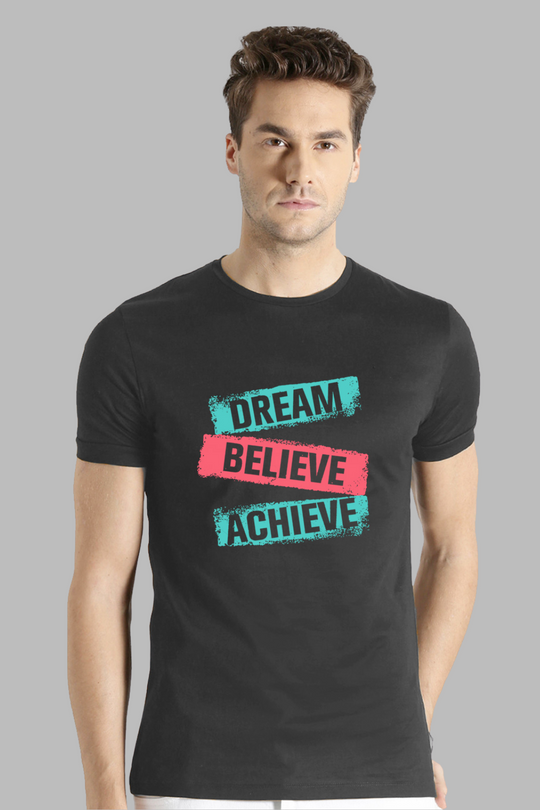 Adro Men’s Cotton Graphic T-Shirt | Soft Feel 180 GSM Casual Wear