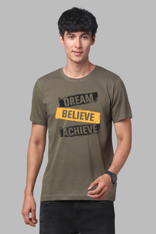 Adro Men’s Cotton Graphic T-Shirt | Soft Feel 180 GSM Casual Wear