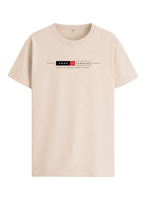 ADRO Mens Summer T-Shirt | Classic Heritage Printed Cotton Tshirt | Regular Fit Casual T-Shirts | Stylish Summer Tshirts