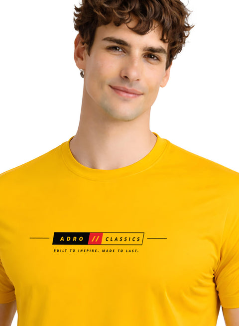 ADRO Mens Summer T-Shirt | Classic Heritage Printed Cotton Tshirt | Regular Fit Casual T-Shirts | Stylish Summer Tshirts