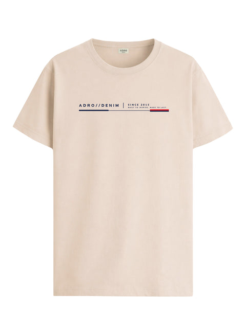 ADRO Mens Printed T-Shirt| Cotton Printed Tshirt for men| Regular Fit Casual T-Shirts | Premium Summer Tshirts