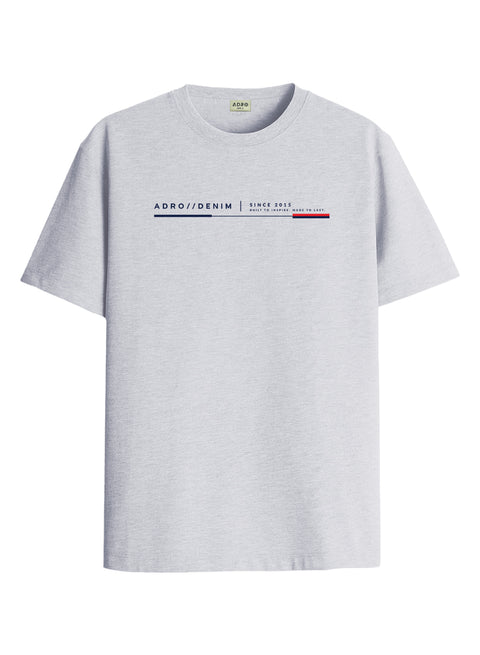 ADRO Mens Printed T-Shirt| Cotton Printed Tshirt for men| Regular Fit Casual T-Shirts | Premium Summer Tshirts