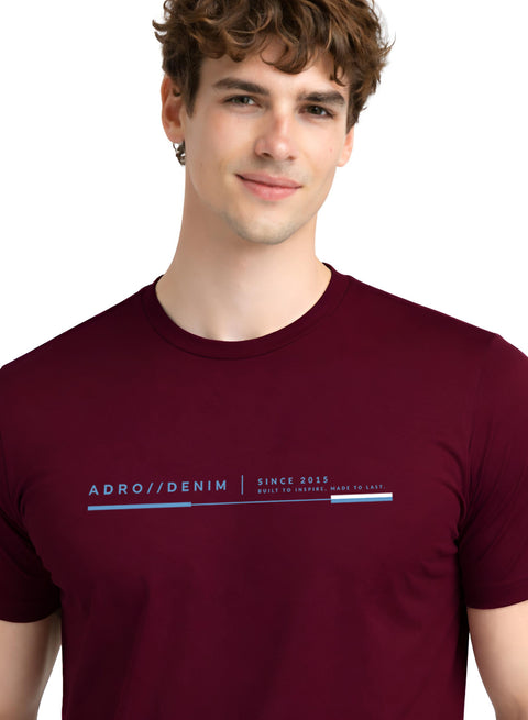 ADRO Mens Printed T-Shirt| Cotton Printed Tshirt for men| Regular Fit Casual T-Shirts | Premium Summer Tshirts