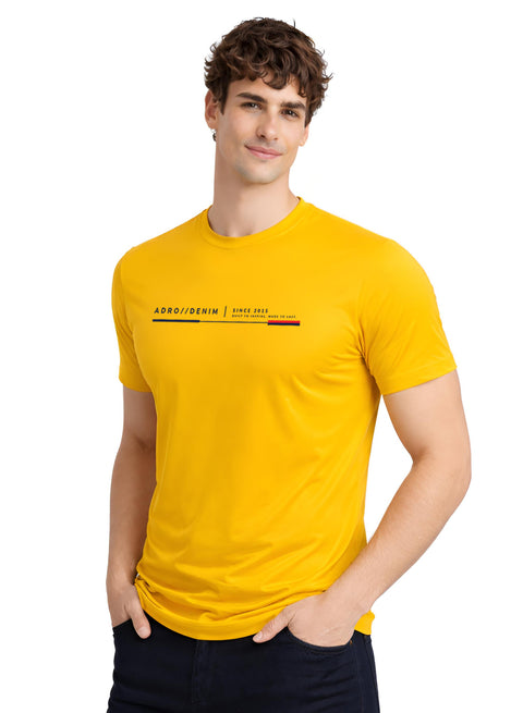 ADRO Mens Printed T-Shirt| Cotton Printed Tshirt for men| Regular Fit Casual T-Shirts | Premium Summer Tshirts
