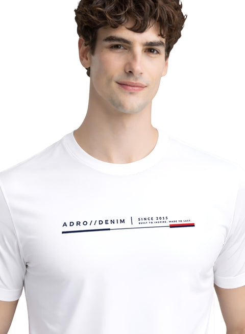 ADRO Mens Printed T-Shirt| Cotton Printed Tshirt for men| Regular Fit Casual T-Shirts | Premium Summer Tshirts