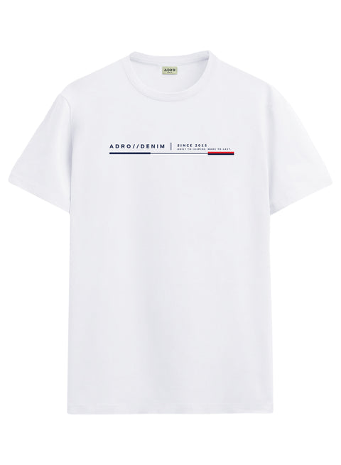 ADRO Mens Printed T-Shirt| Cotton Printed Tshirt for men| Regular Fit Casual T-Shirts | Premium Summer Tshirts
