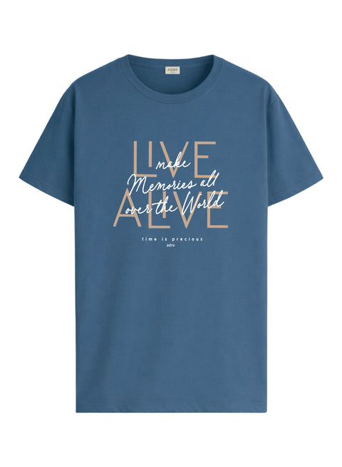 ADRO Printed Tshirt for Men | Cotton Printed T-shirt | Regular Fit Casual Mens T-Shirts | Premium Summer Tshirts