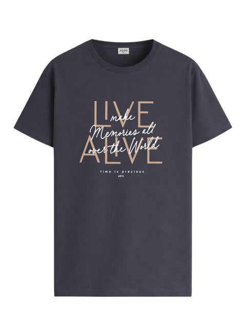 ADRO Printed Tshirt for Men | Cotton Printed T-shirt | Regular Fit Casual Mens T-Shirts | Premium Summer Tshirts