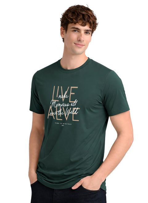 ADRO Printed Tshirt for Men | Cotton Printed T-shirt | Regular Fit Casual Mens T-Shirts | Premium Summer Tshirts