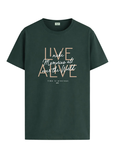 ADRO Printed Tshirt for Men | Cotton Printed T-shirt | Regular Fit Casual Mens T-Shirts | Premium Summer Tshirts
