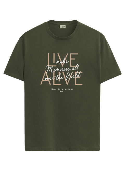 ADRO Printed Tshirt for Men | Cotton Printed T-shirt | Regular Fit Casual Mens T-Shirts | Premium Summer Tshirts