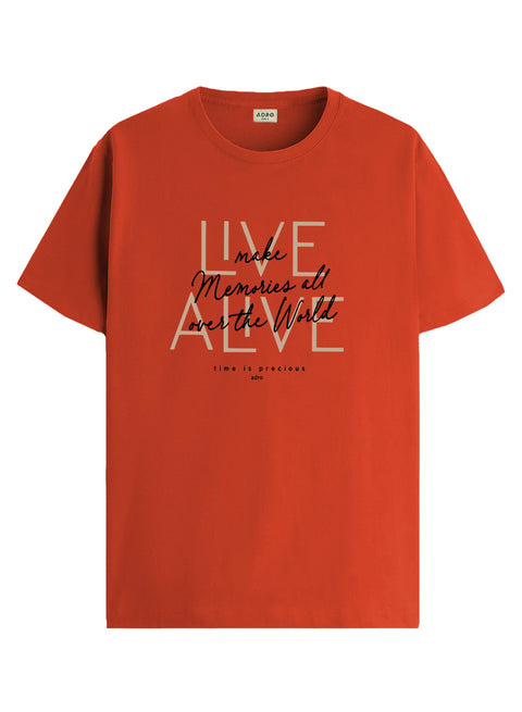 ADRO Printed Tshirt for Men | Cotton Printed T-shirt | Regular Fit Casual Mens T-Shirts | Premium Summer Tshirts