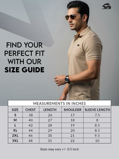 Adro Mens Polo T shirt –100% Cotton Polo Tshirt for men | Solid Polo T-shirt Regular fit
