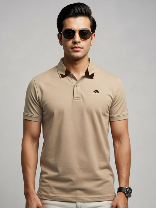 Adro Men’s Polo Shirt | Soft Cotton Blend | Trendy Casual Look