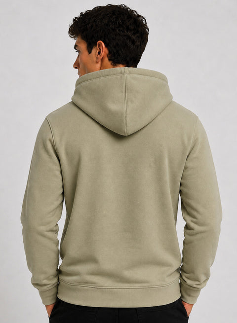 ADRO Hoodie for men | 300 GSM Cotton Fleece Warm & Soft Fabric | Mens Hoodies | Casual Sweatshirt for Winter, Travel & Collage | Regular Fit Hooded Pullover | Sand Beige