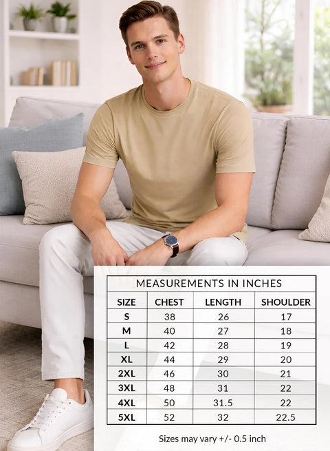 Adro Mens Printed T-Shirt | Cotton Regular Fit Streetwear Tshirt | Trendy Graphic Design Casual T shirt for College & Outings