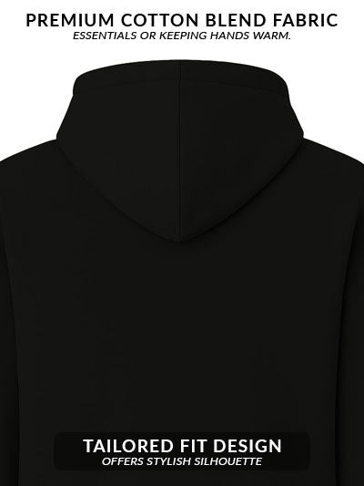 Adro Men’s Regular Fit Zip-Up Hoodie for man | 320 GSM Cotton Poly Fleece Zipper Sweatshirt with Soft Fabric & Printed Hoodies