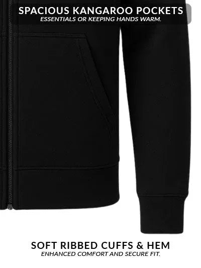 Adro Men’s Zipper Hoodie | Soft Fleece | Casual Streetwear