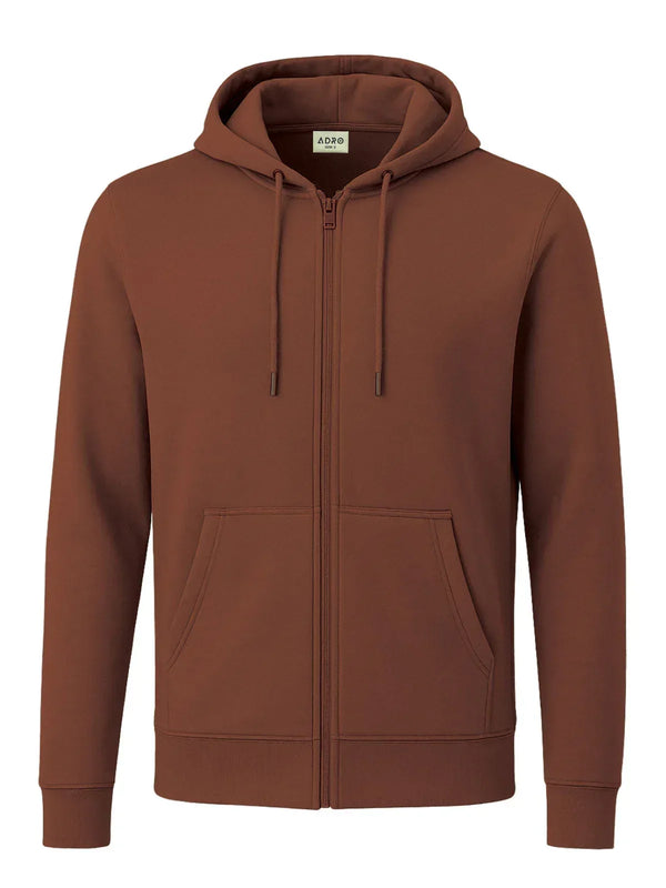 Adro Men’s Zipper Hoodie | Soft Fleece | Casual Streetwear