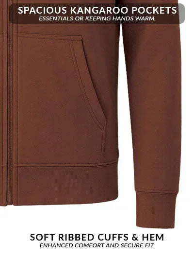 Adro Men’s Zipper Hoodie | Soft Fleece | Casual Streetwear