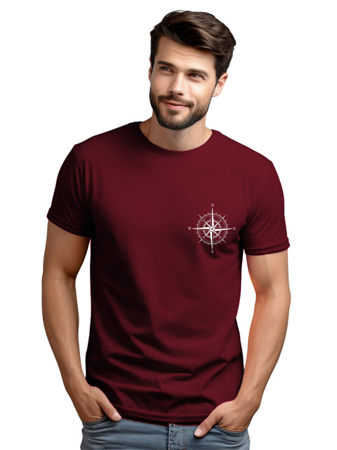 Adro Tshirt for Men | Printed T shirt for men | 100% Cotton Tshirt | Graphic Printed T-shirt | Chest Printed Tshirt | Unisex Tshirt | T-shirts men