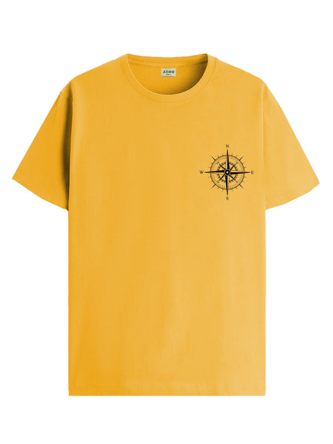 Adro Tshirt for Men | Printed T shirt for men | 100% Cotton Tshirt | Graphic Printed T-shirt | Chest Printed Tshirt | Unisex Tshirt | T-shirts men