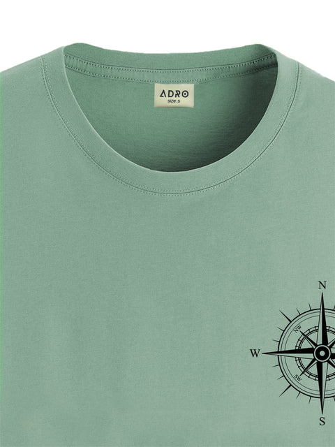 Adro Tshirt for Men | Printed T shirt for men | 100% Cotton Tshirt | Graphic Printed T-shirt | Chest Printed Tshirt | Unisex Tshirt | T-shirts men