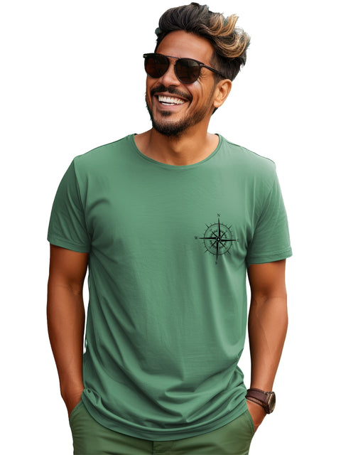 Adro Tshirt for Men | Printed T shirt for men | 100% Cotton Tshirt | Graphic Printed T-shirt | Chest Printed Tshirt | Unisex Tshirt | T-shirts men