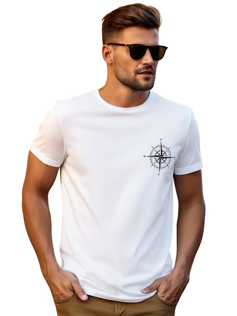 Adro Tshirt for Men | Printed T shirt for men | 100% Cotton Tshirt | Graphic Printed T-shirt | Chest Printed Tshirt | Unisex Tshirt | T-shirts men