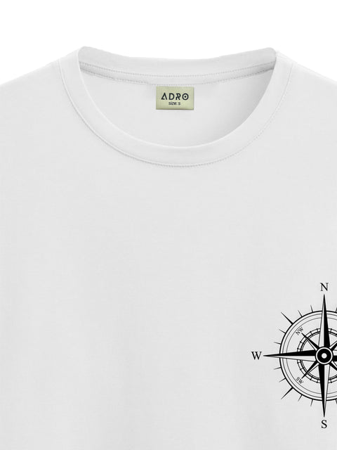 Adro Tshirt for Men | Printed T shirt for men | 100% Cotton Tshirt | Graphic Printed T-shirt | Chest Printed Tshirt | Unisex Tshirt | T-shirts men