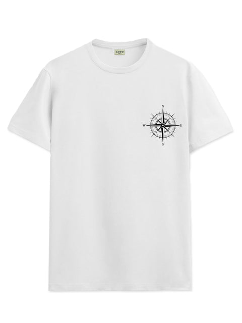 Adro Tshirt for Men | Printed T shirt for men | 100% Cotton Tshirt | Graphic Printed T-shirt | Chest Printed Tshirt | Unisex Tshirt | T-shirts men