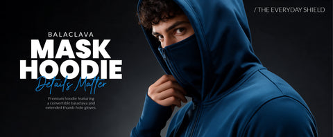 mask hoodie