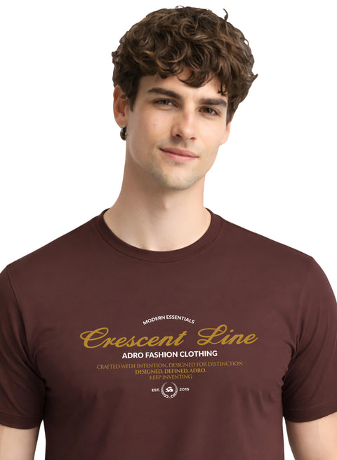 Adro Mens Graphic Printed 100% Cotton T-Shirt | Regular Fit | Printed T-Shirts for Men | Summer Stylish Mens Printed T shirt