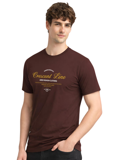 Adro Mens Graphic Printed 100% Cotton T-Shirt | Regular Fit | Printed T-Shirts for Men | Summer Stylish Mens Printed T shirt