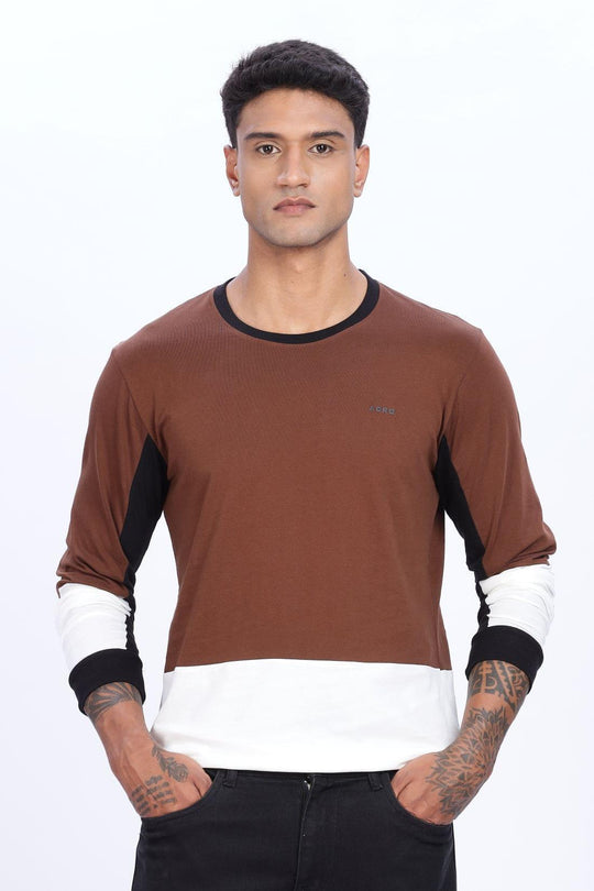 Adro Men’s Full Sleeve T-Shirt | Soft Cotton | Casual Streetwear