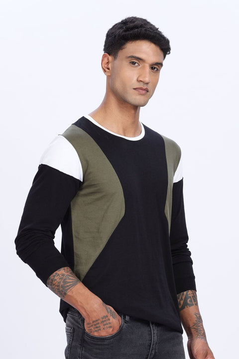 Adro Men Full Sleeve T-Shirt | Premium Cotton Tshirt for Men|Casual Fashion Relaxed Fit Full Sleeve Round neck Tshirt